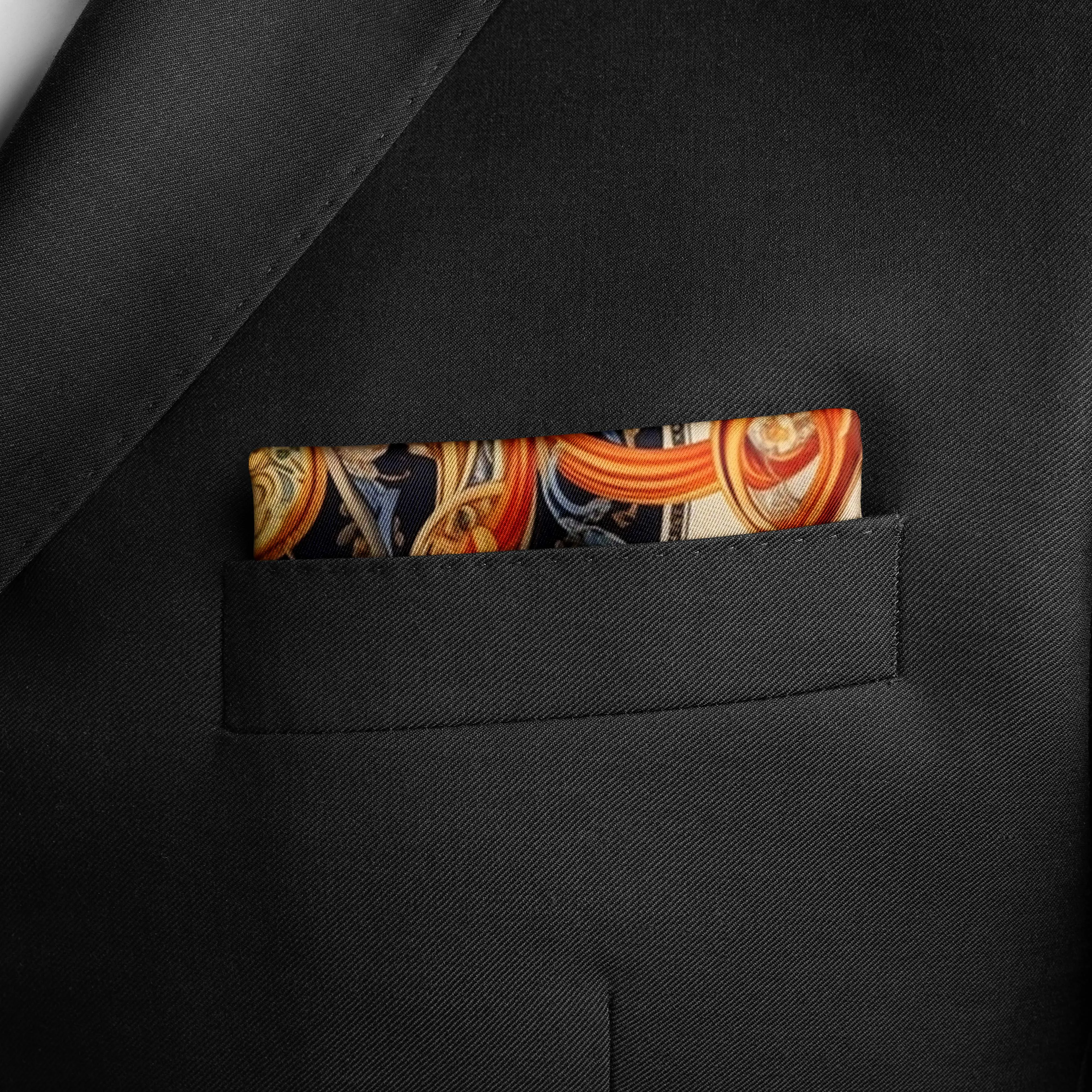 AUTHENTIC VINTAGE SILK POCKET SQUARE