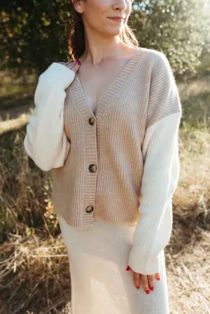 Aylie Two Tone Cardigan