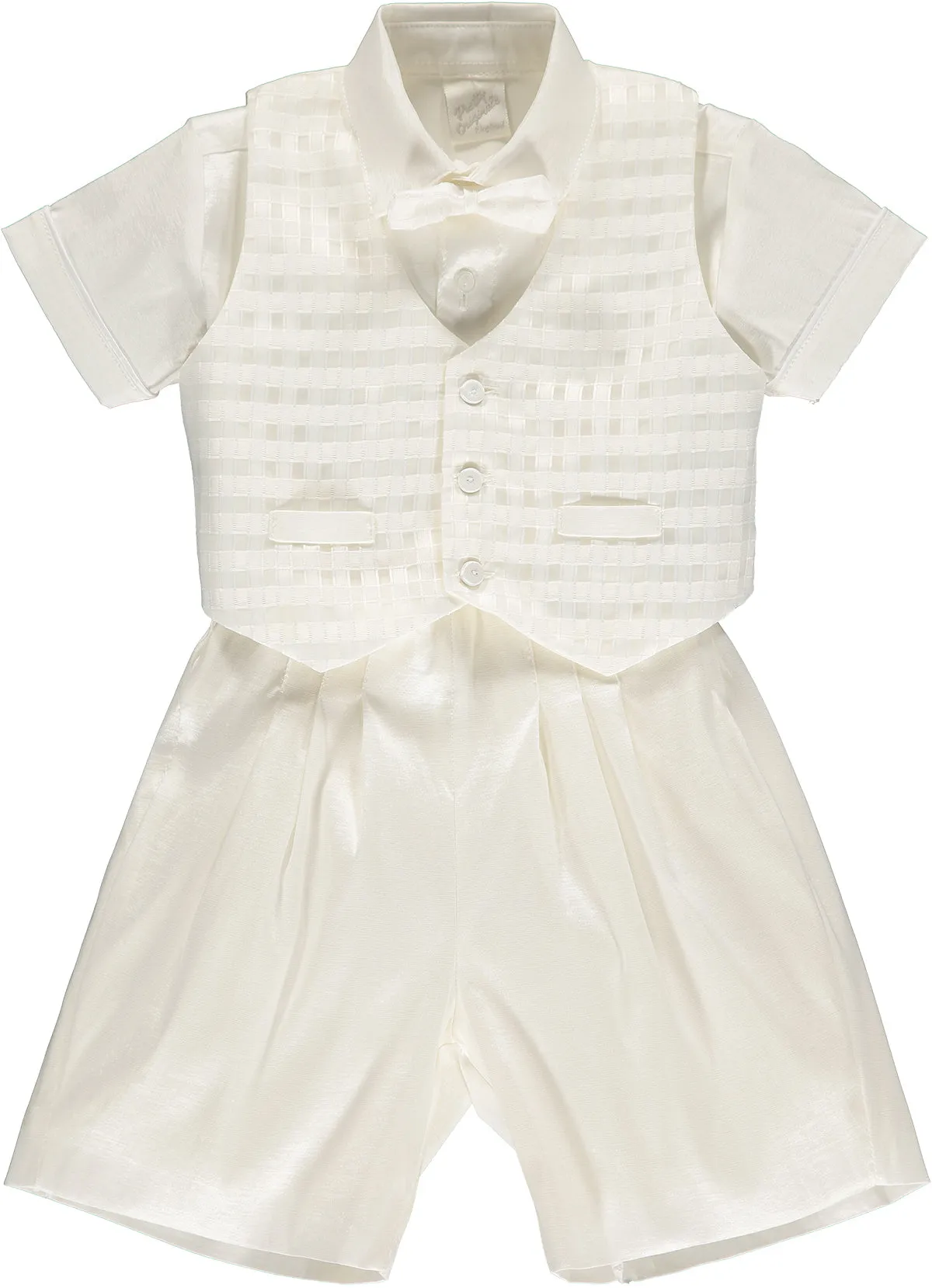 Baby Boy Ivory Set Suit - 3 Piece
