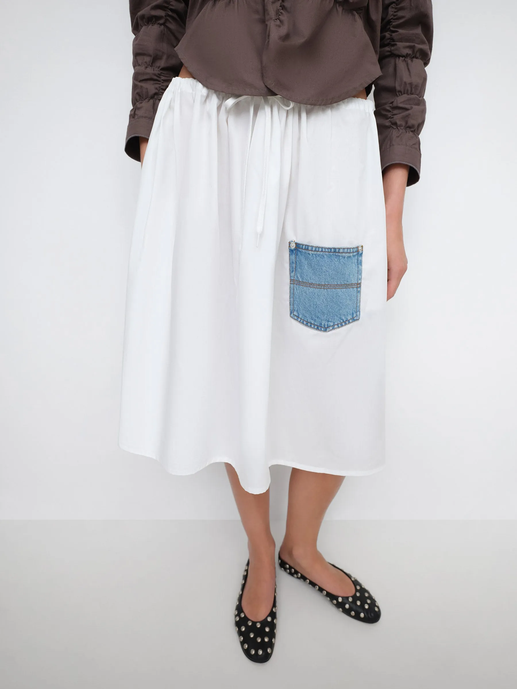 Baggy Midi Skirt