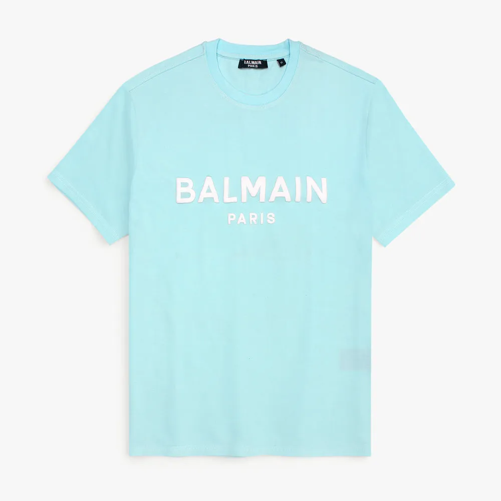 Balmain Sky Blue T-Shirt