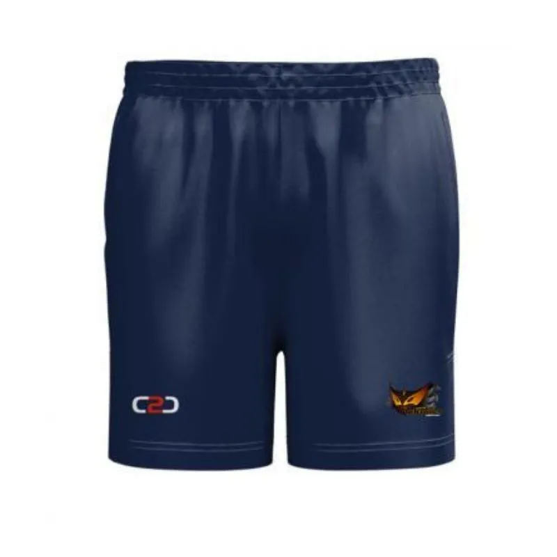 Balmain Wolverines SlimFit HP Split High Thigh Shorts Navy Youth/Mens