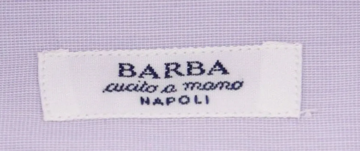 Barba Napoli Purple Shirt - Slim