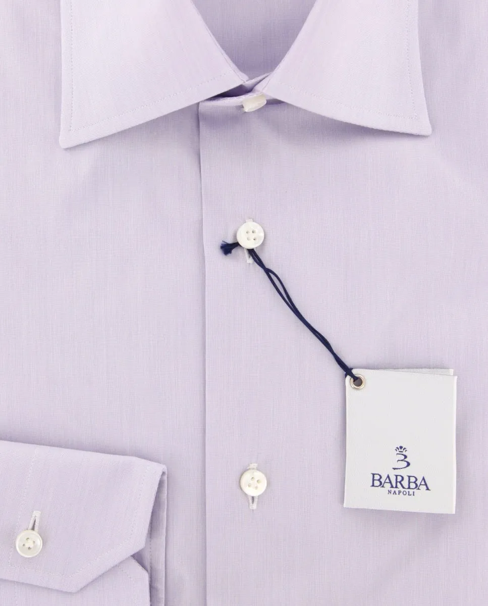 Barba Napoli Purple Shirt - Slim