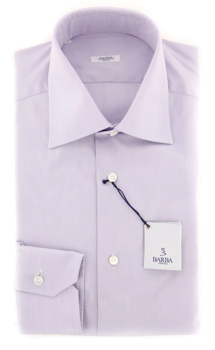 Barba Napoli Purple Shirt - Slim