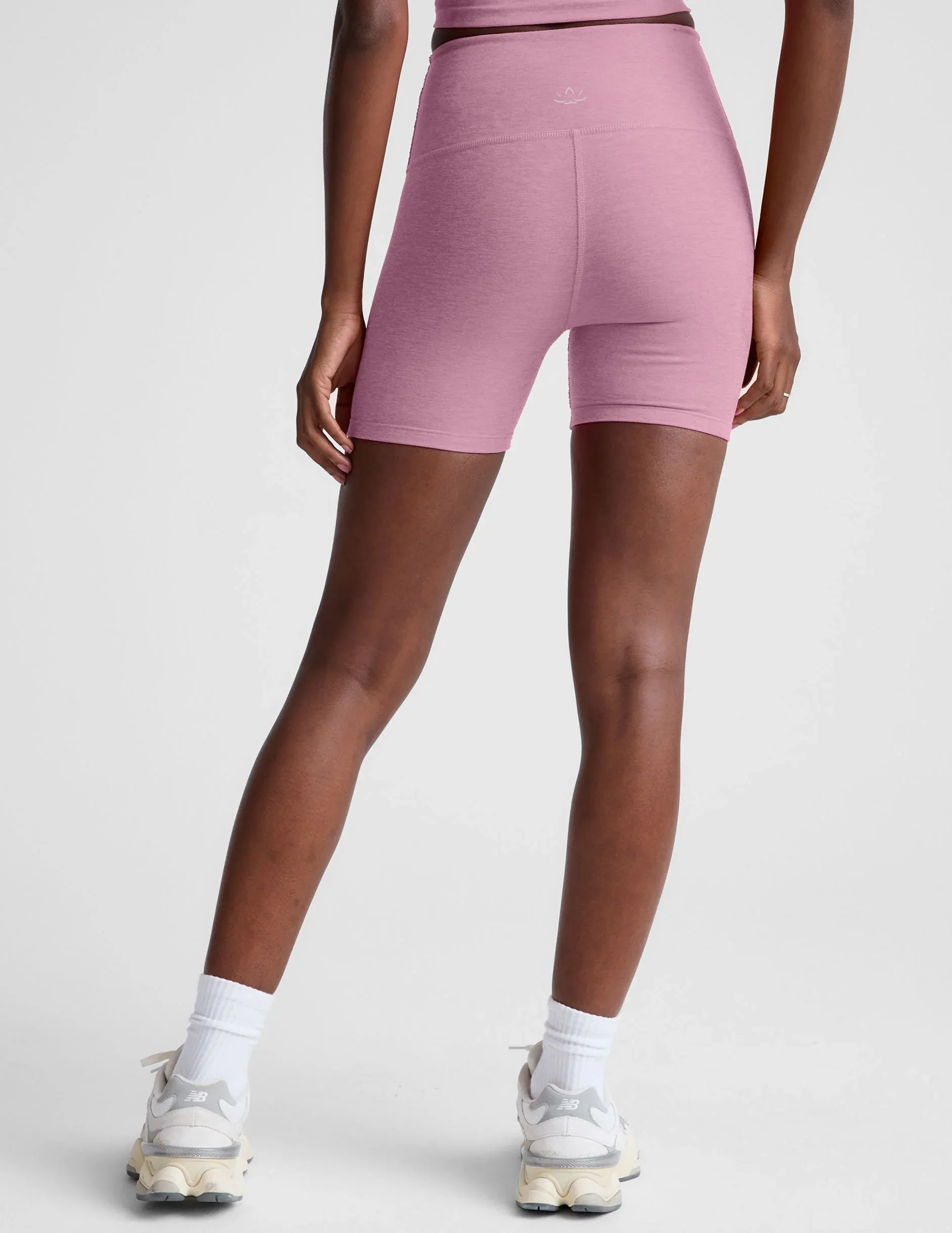 Beyond Yoga Spacedye Keep Pace 5" Short - Pink Haze Heather