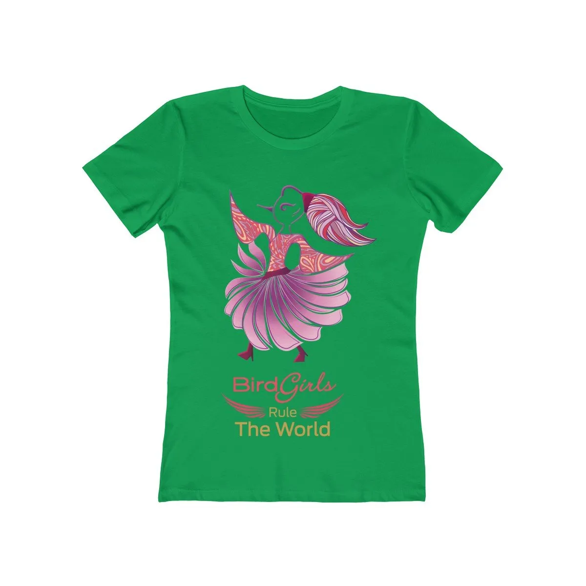 BirdGirls Logo Women's The Boyfriend Tee
