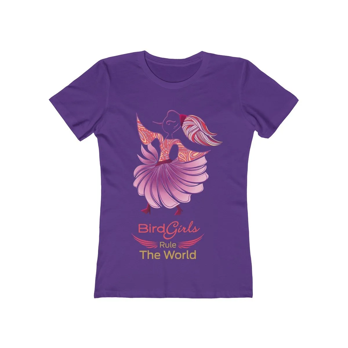 BirdGirls Logo Women's The Boyfriend Tee