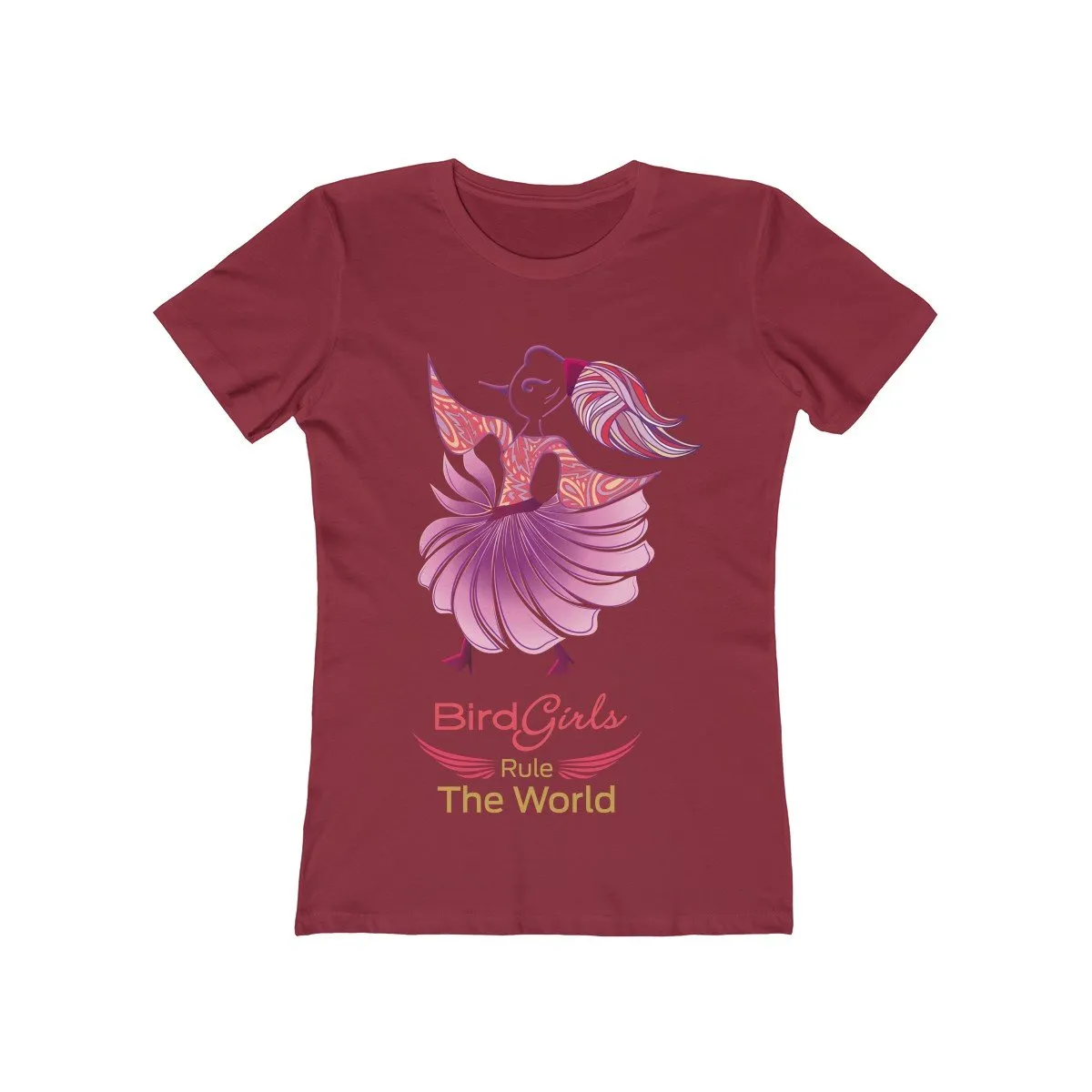BirdGirls Logo Women's The Boyfriend Tee
