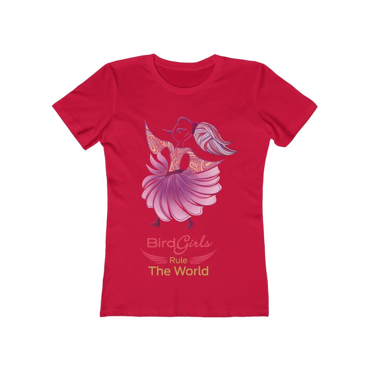 BirdGirls Logo Women's The Boyfriend Tee