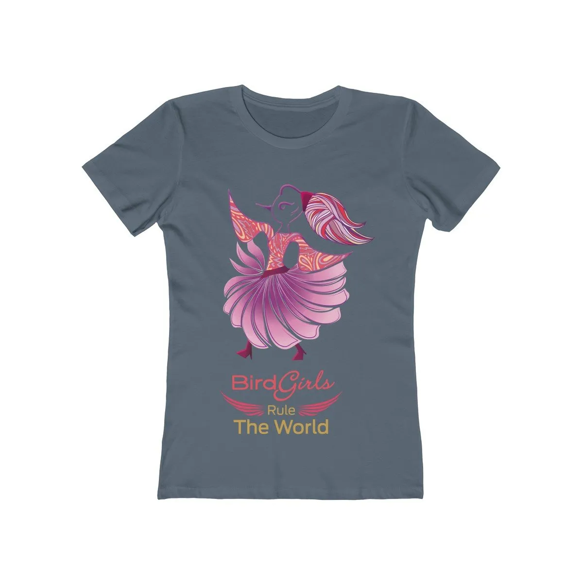 BirdGirls Logo Women's The Boyfriend Tee