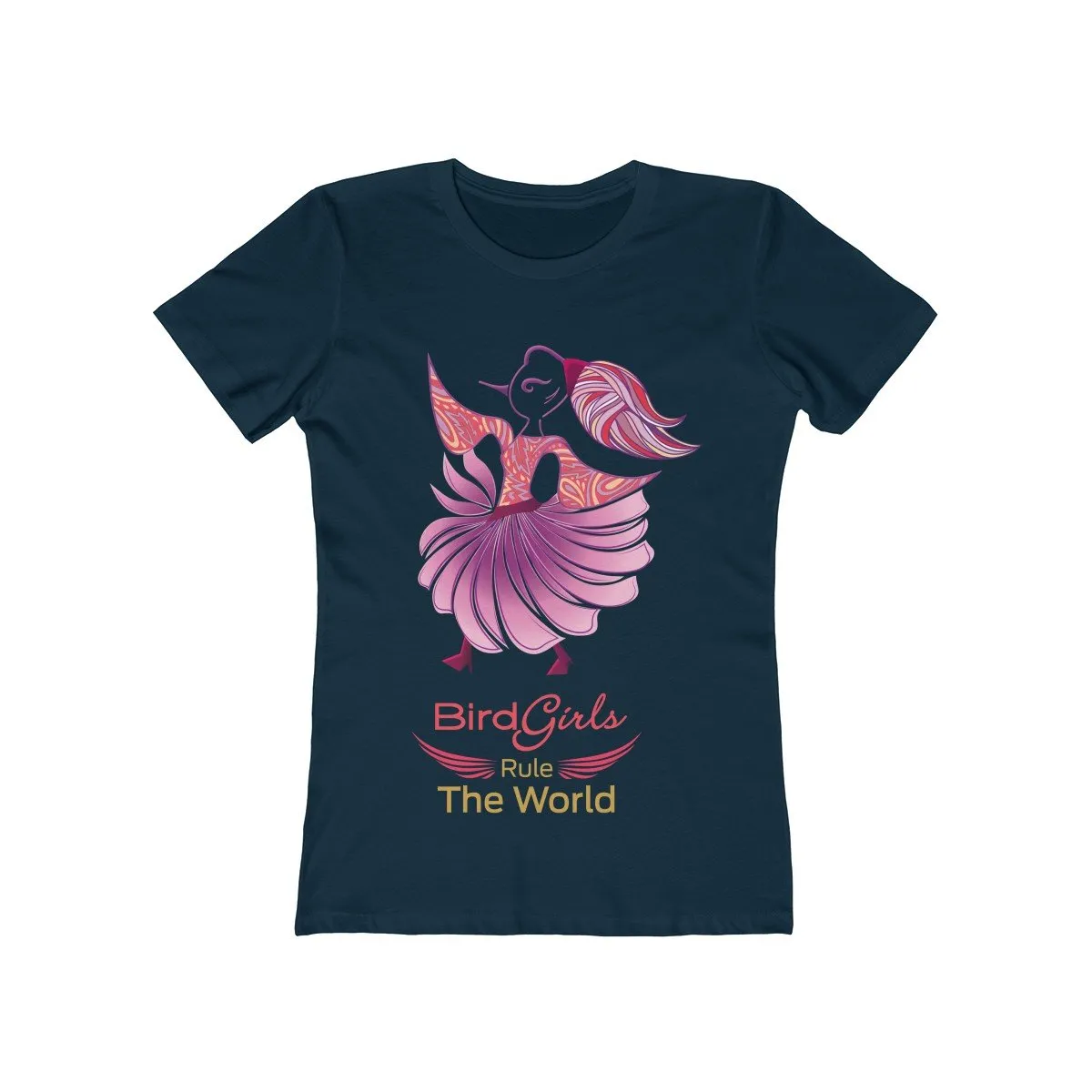 BirdGirls Logo Women's The Boyfriend Tee