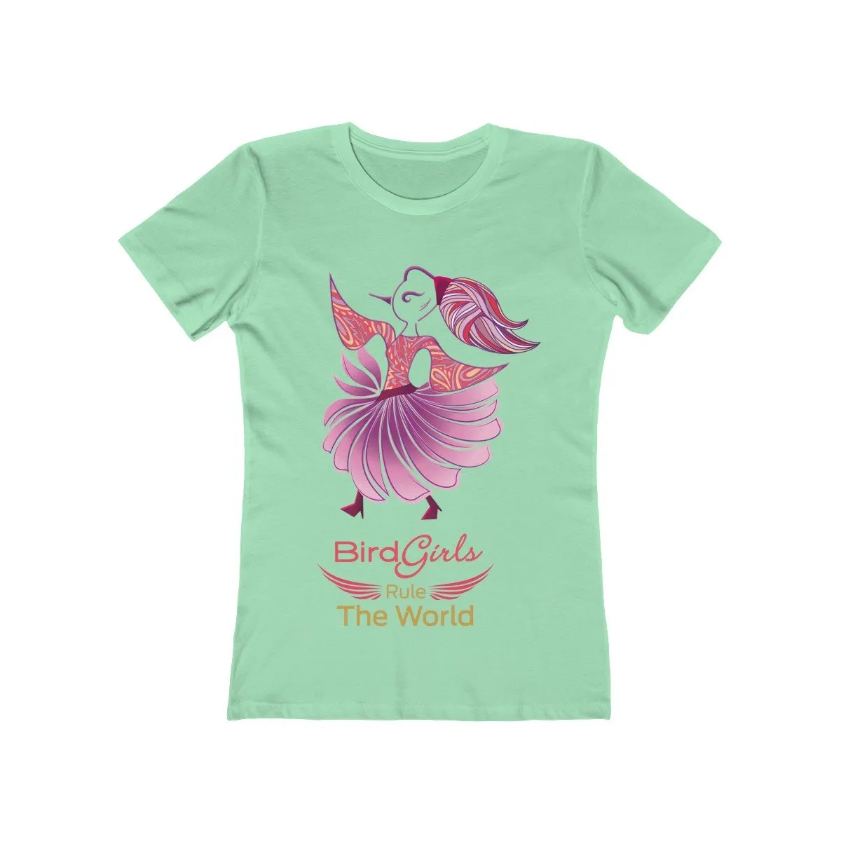 BirdGirls Logo Women's The Boyfriend Tee