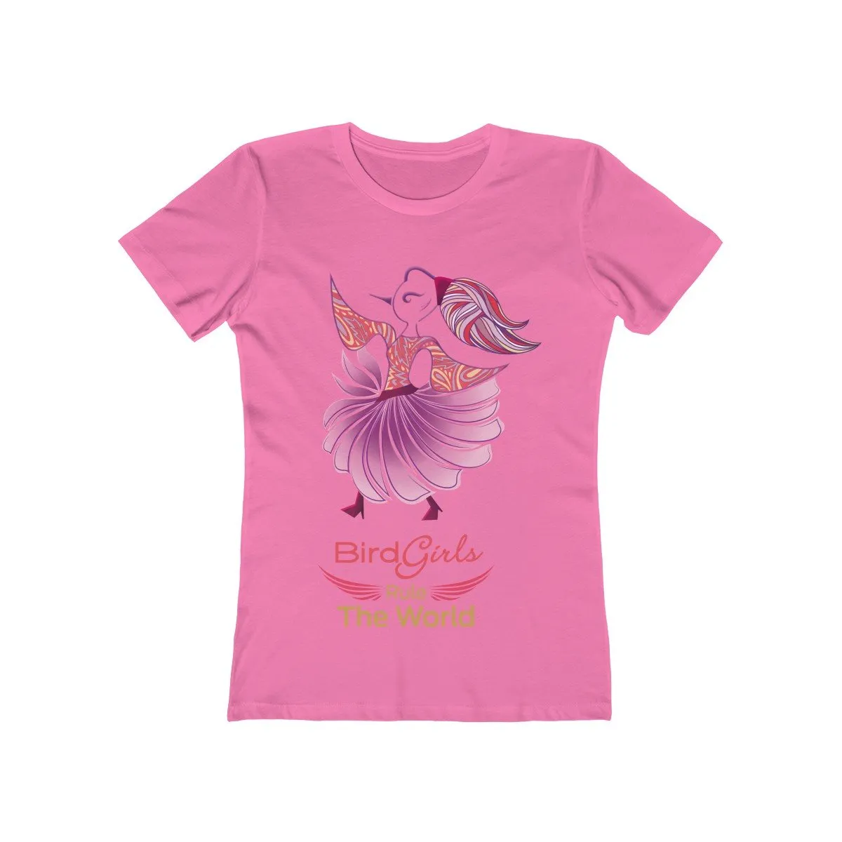 BirdGirls Logo Women's The Boyfriend Tee