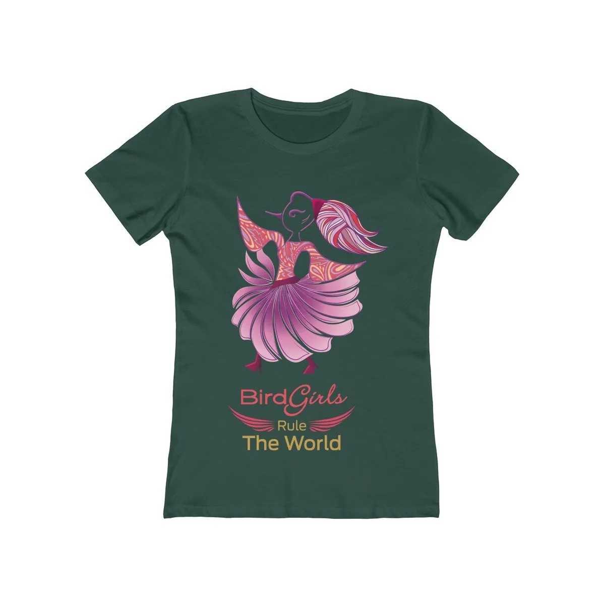 BirdGirls Logo Women's The Boyfriend Tee