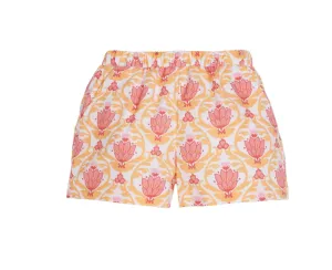 Bisby Basic Shorts Coral Lotus Blossom