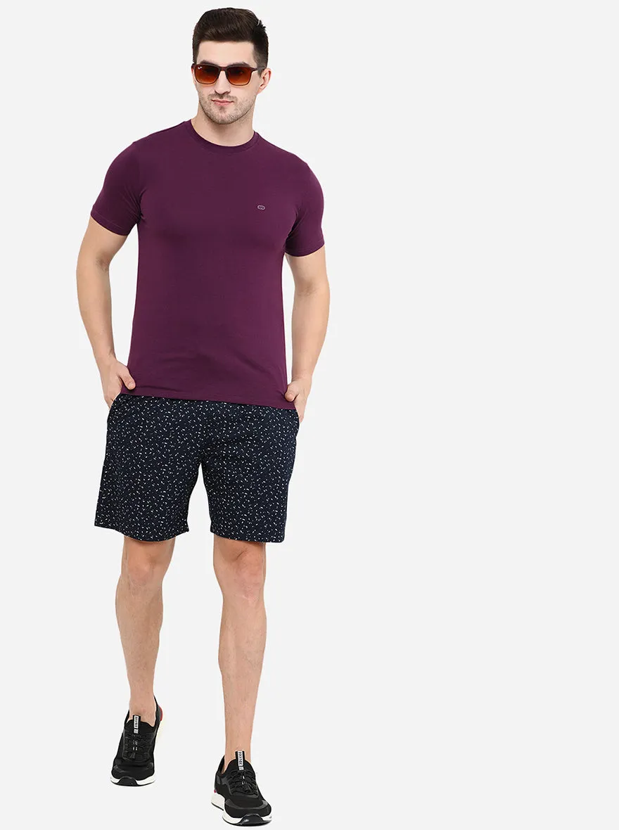 Black Printed Regular Fit Boxer Shorts | JadeBlue