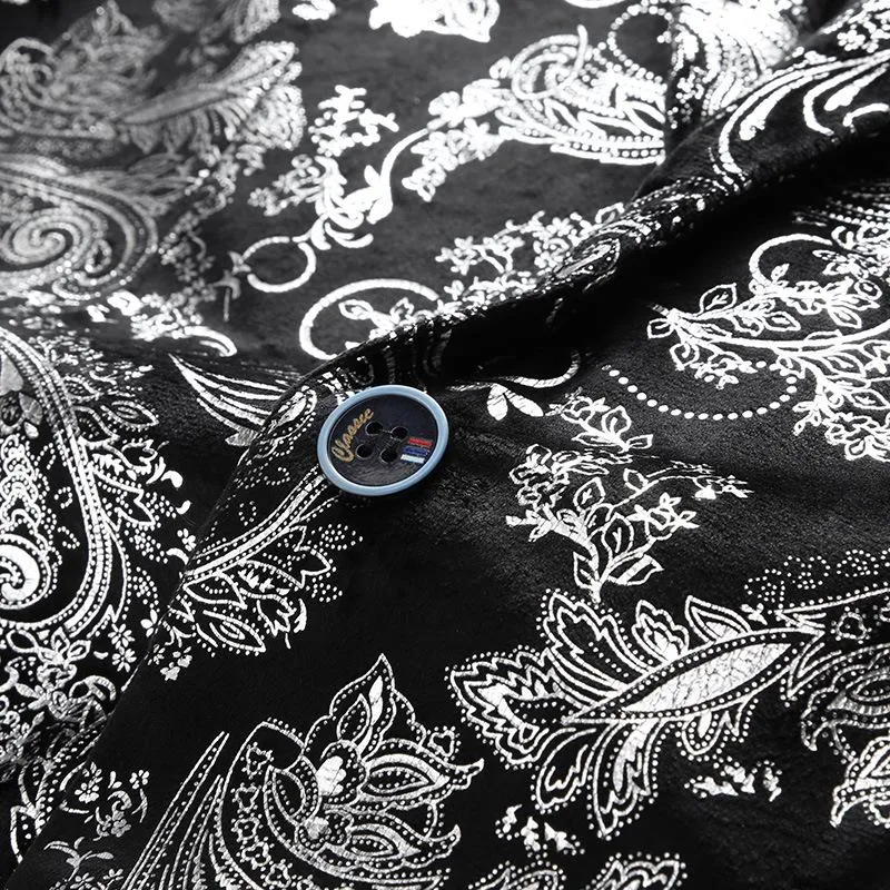 Blazer vintage bronzant à boutonnage simple