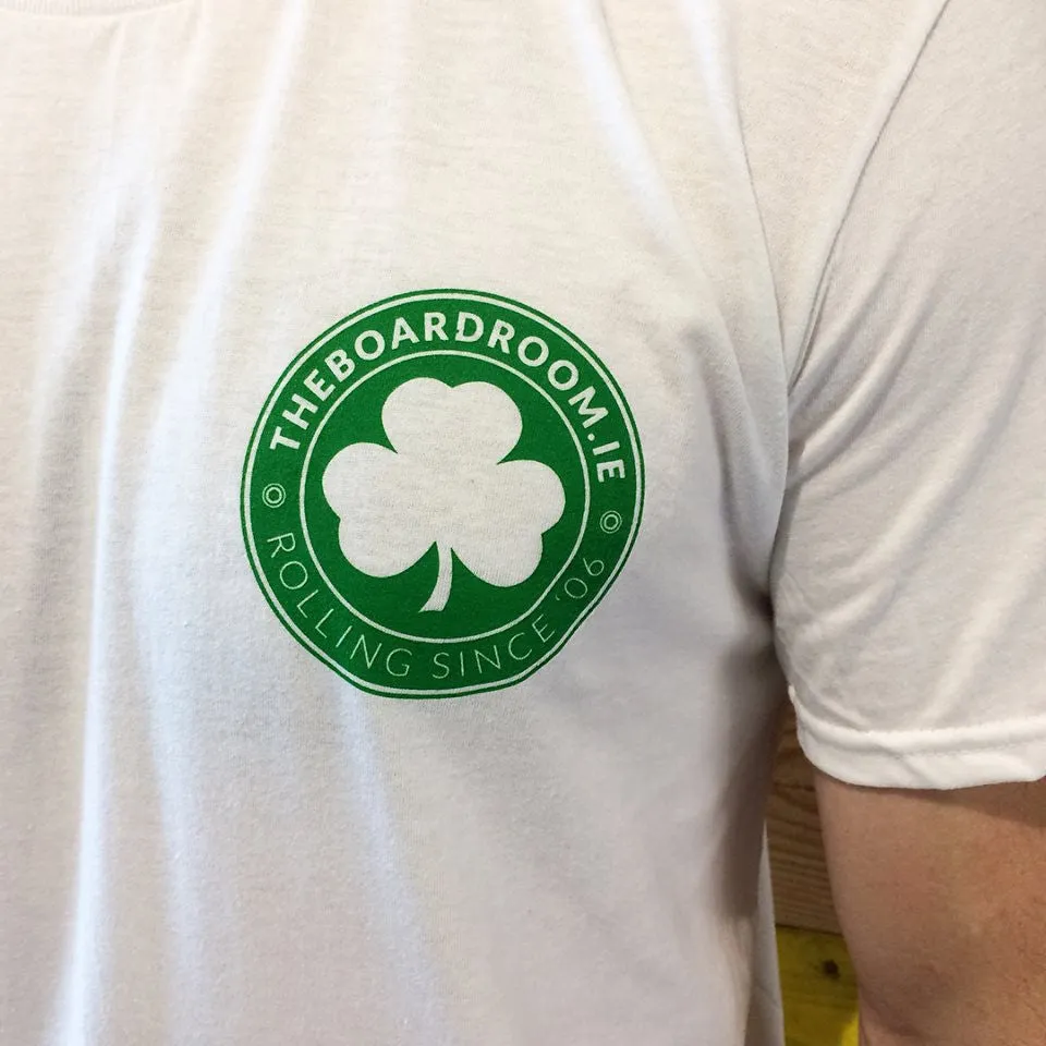 Boardroom Green Shamrock Tee's