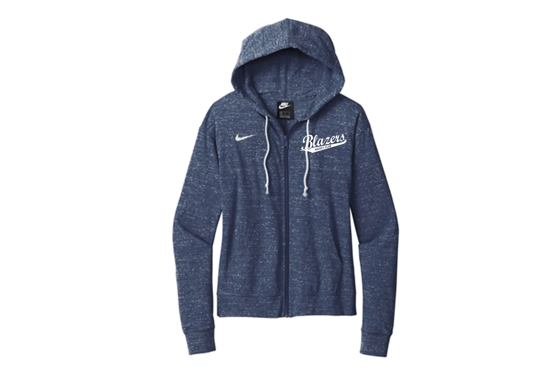 Boch Blazers Nike Ladies Gym Vintage Full-Zip Hoodie