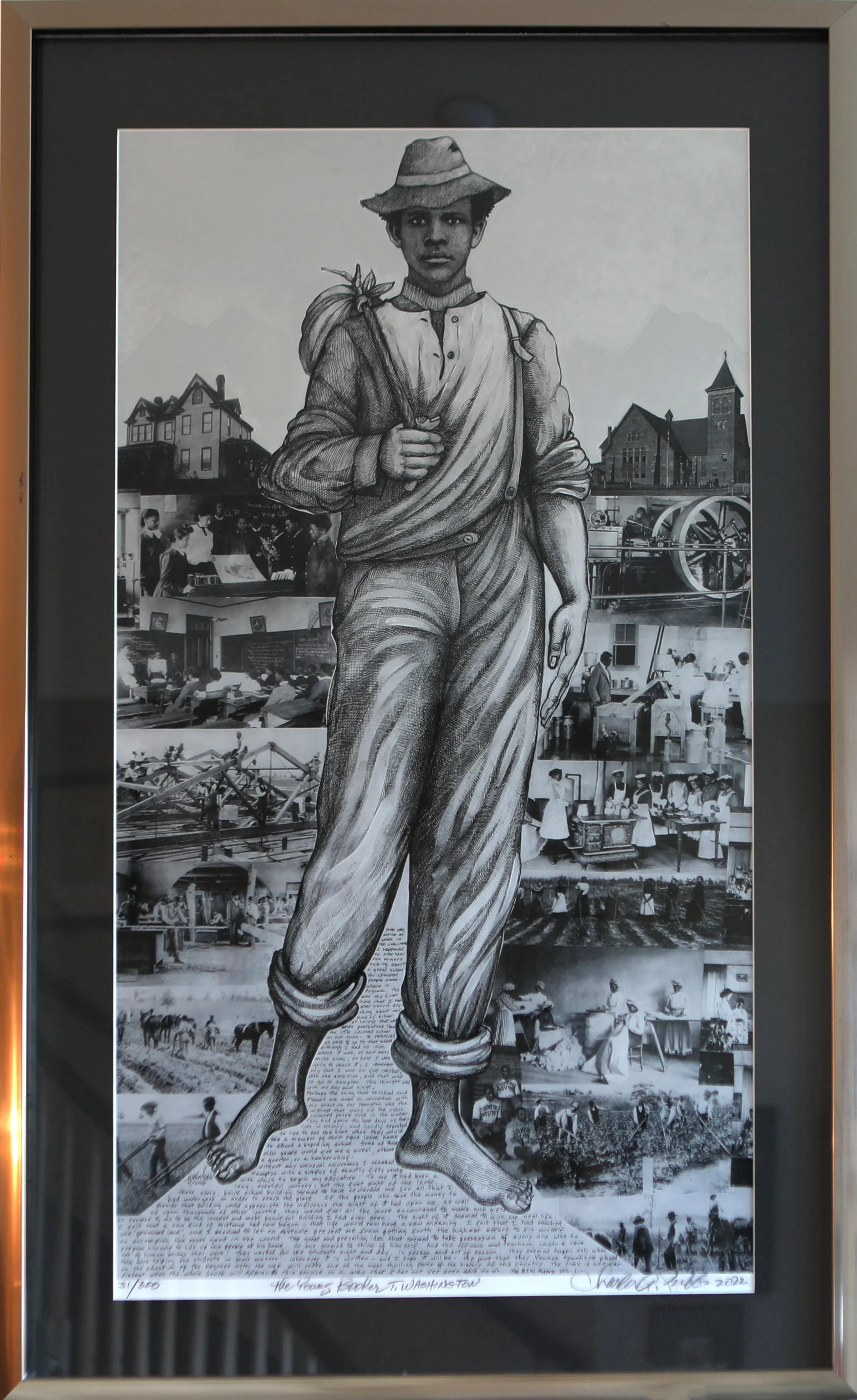 Booker T. Washington - Framed