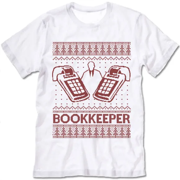 Bookkeeper Christmas T Shirt