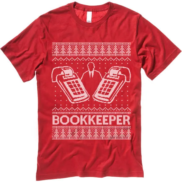 Bookkeeper Christmas T Shirt
