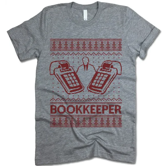 Bookkeeper Christmas T Shirt