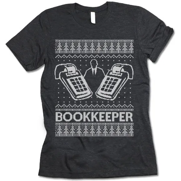 Bookkeeper Christmas T Shirt