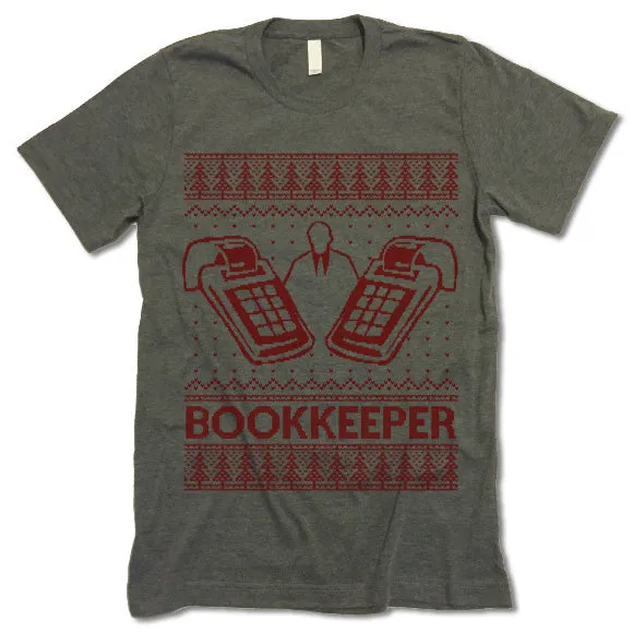 Bookkeeper Christmas T Shirt