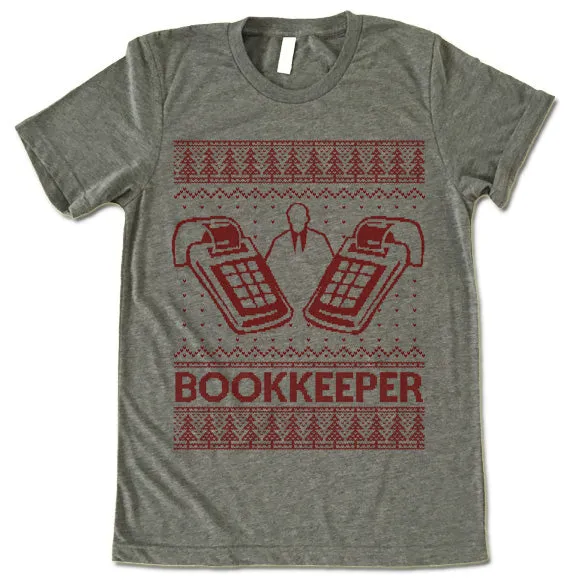 Bookkeeper Christmas T Shirt