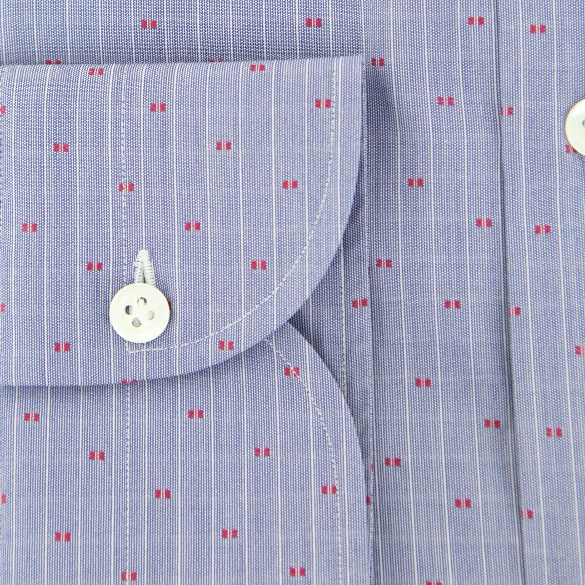 Borrelli Blue Shirt - Slim