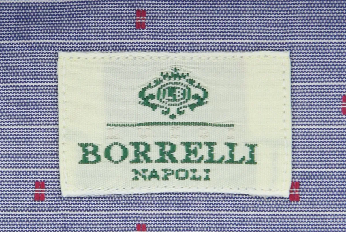 Borrelli Blue Shirt - Slim