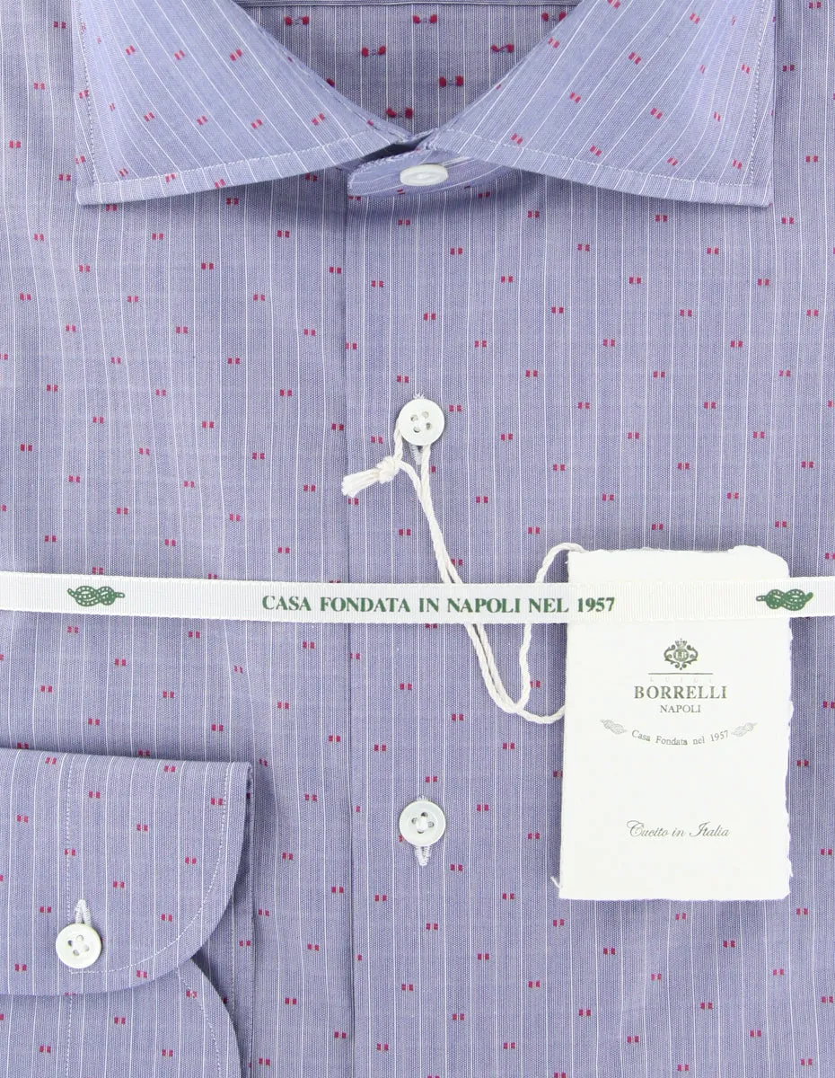 Borrelli Blue Shirt - Slim