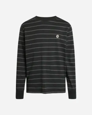 Bos Stripe LS Tee - Dark Green