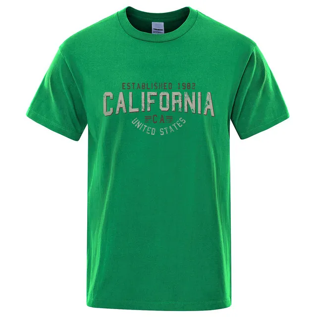 Breathable Loose O-Neck Shirts Hip Hop Tees