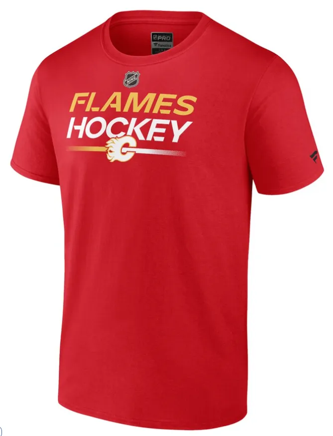 Calgary Flames Authentic Pro Core Primary T-Shirt