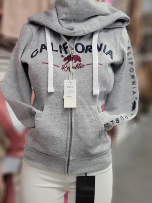 California zipper GRAY