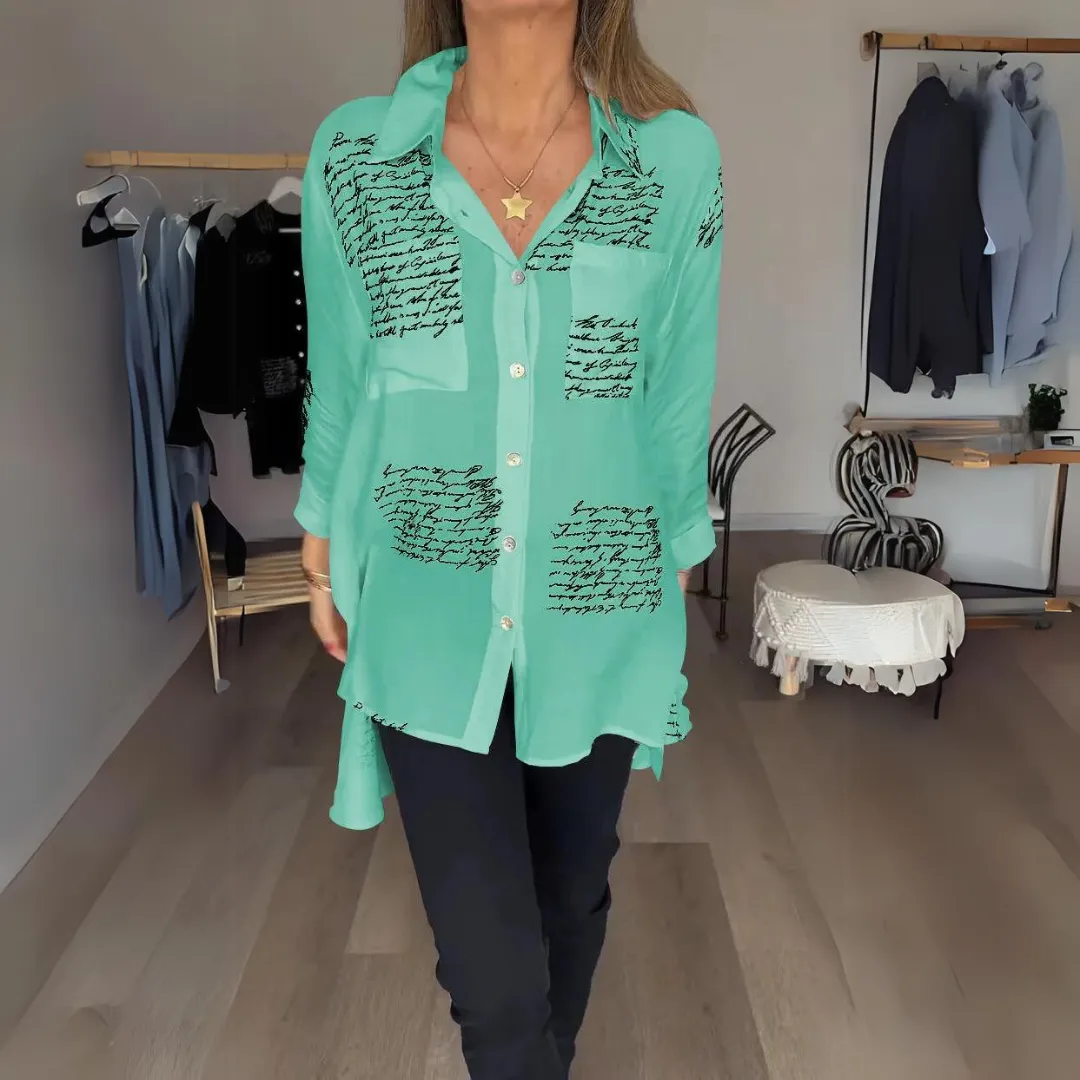 Callista | Handwritten Button-Up Shirt