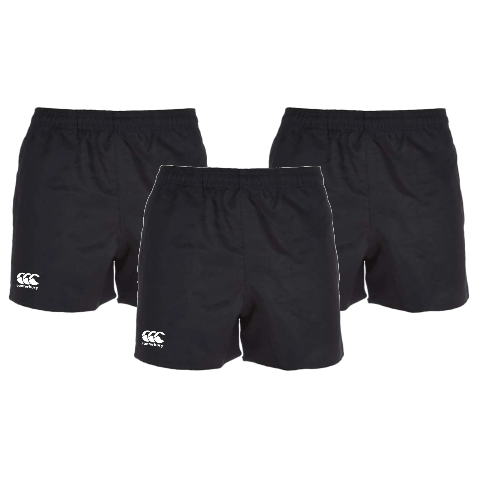 Canterbury Professional Polyester Short 3-Pack Bundle