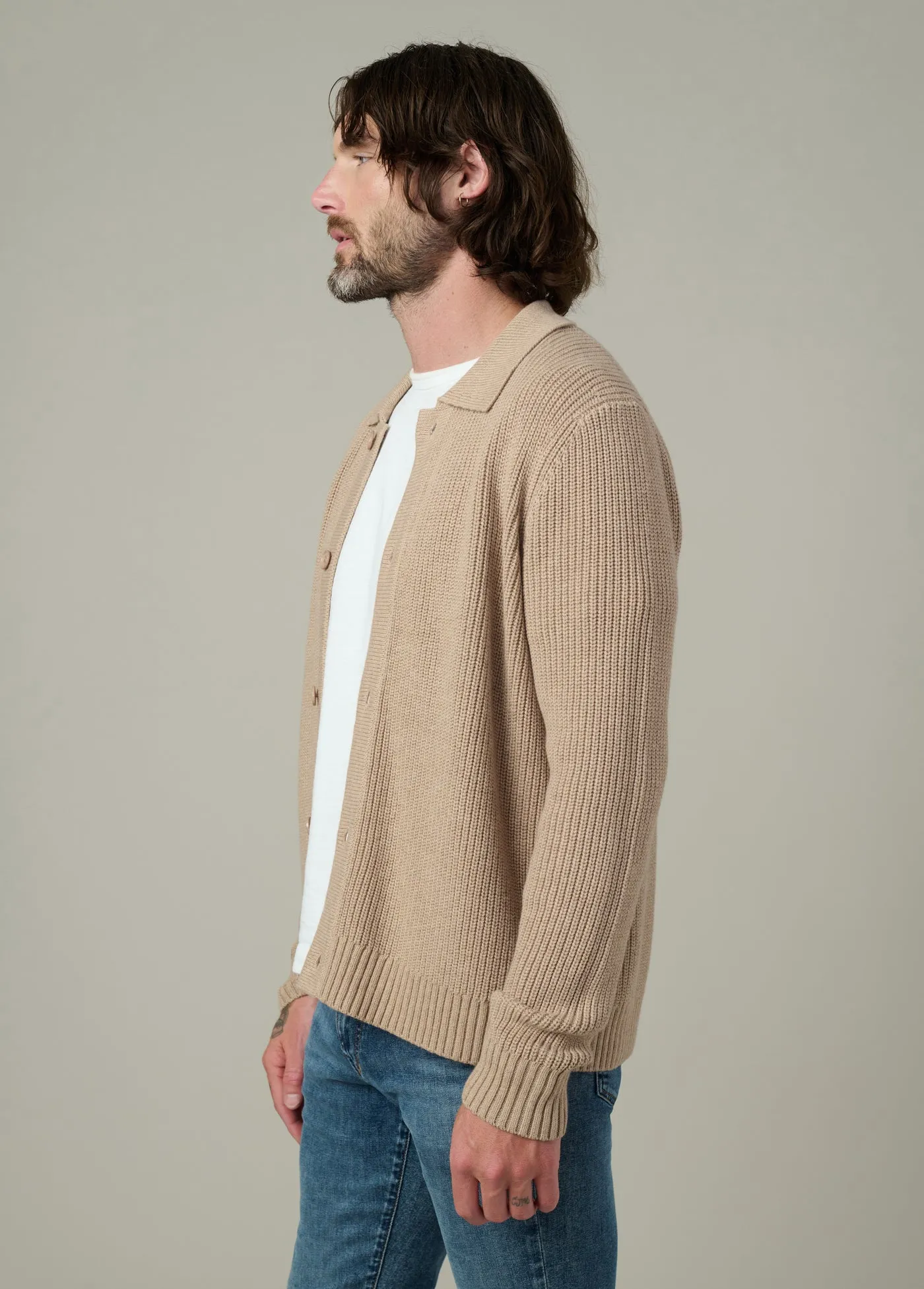 CASSIAN FULL BUTTON CARDIGAN