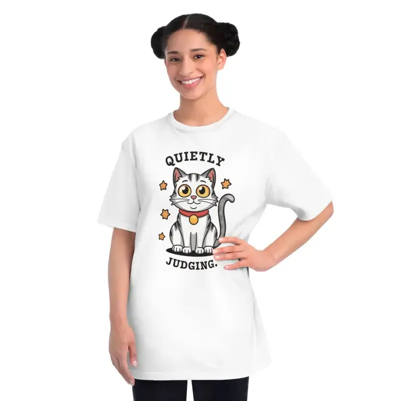 Cat Quietly Judging Tee for Ultimate Comfort