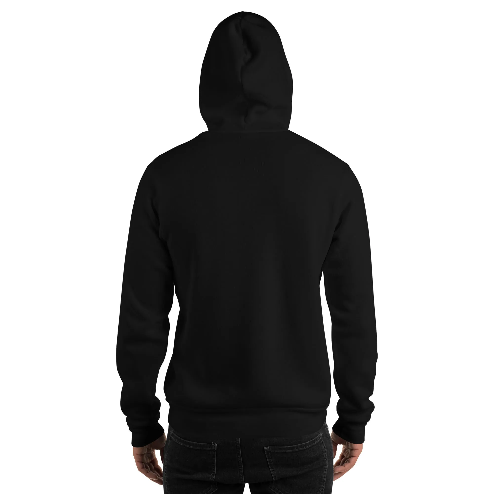 Celestial Eye Moon Phases Embroidered Hoodie