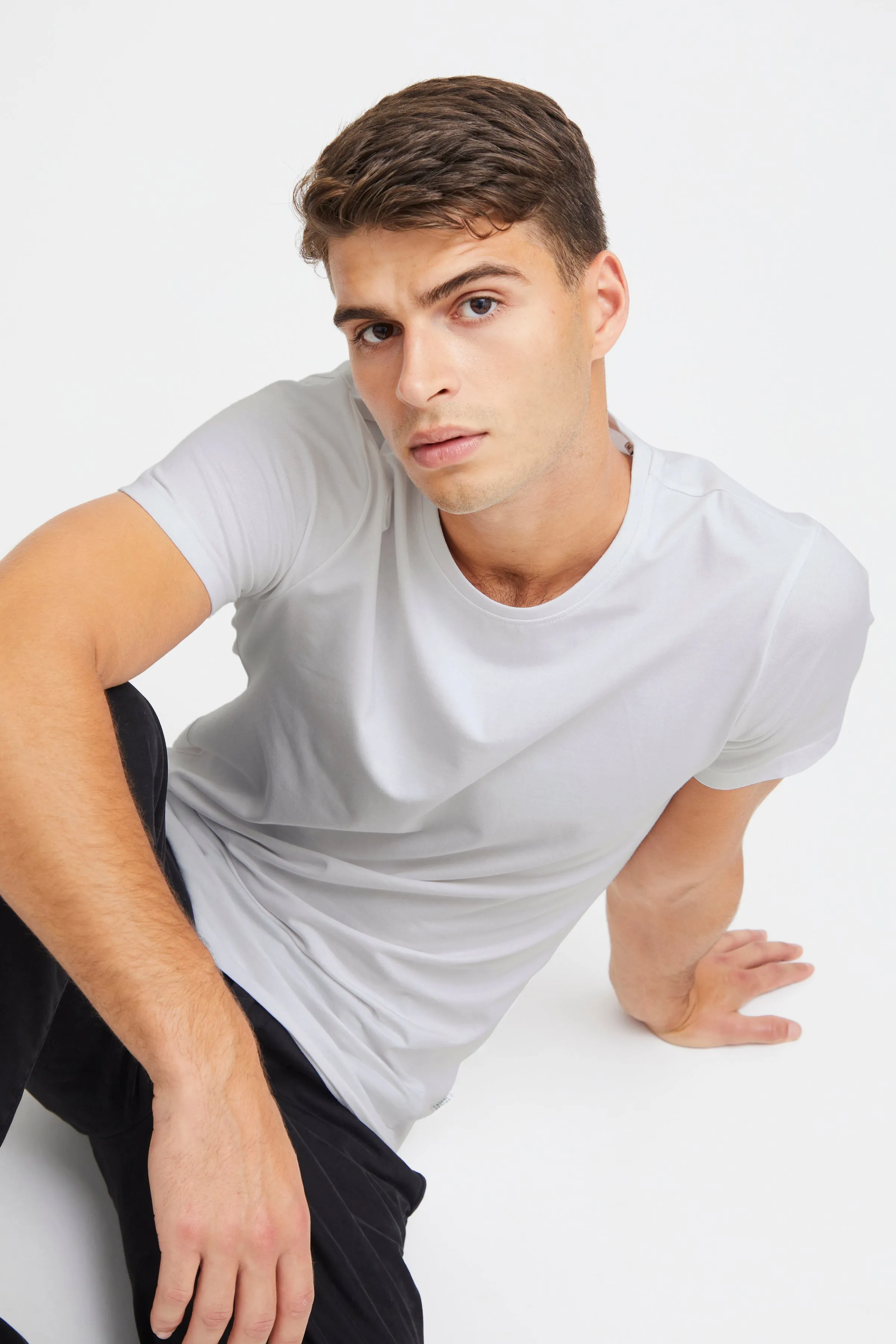CFDAVIDE Plain Slim Tee - White