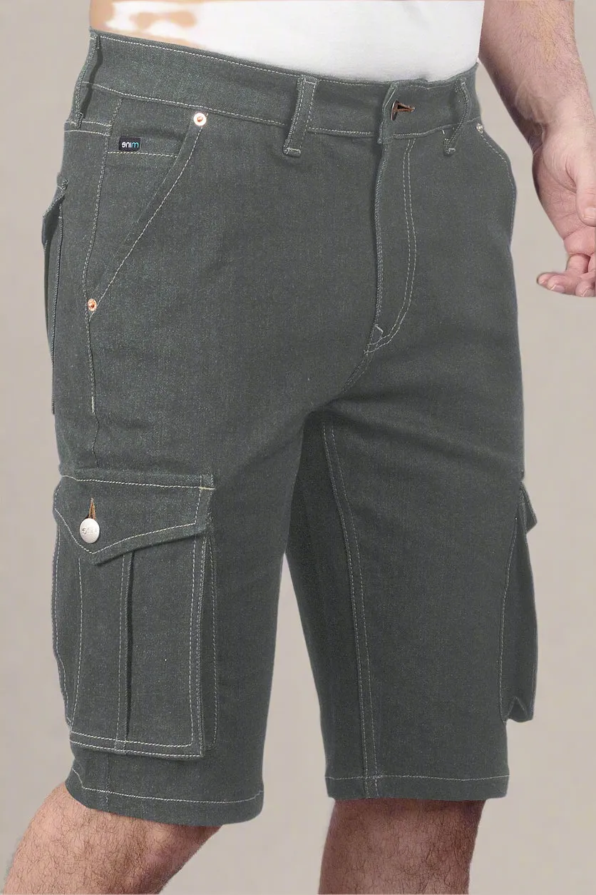 Charcoal Cargo Shorts