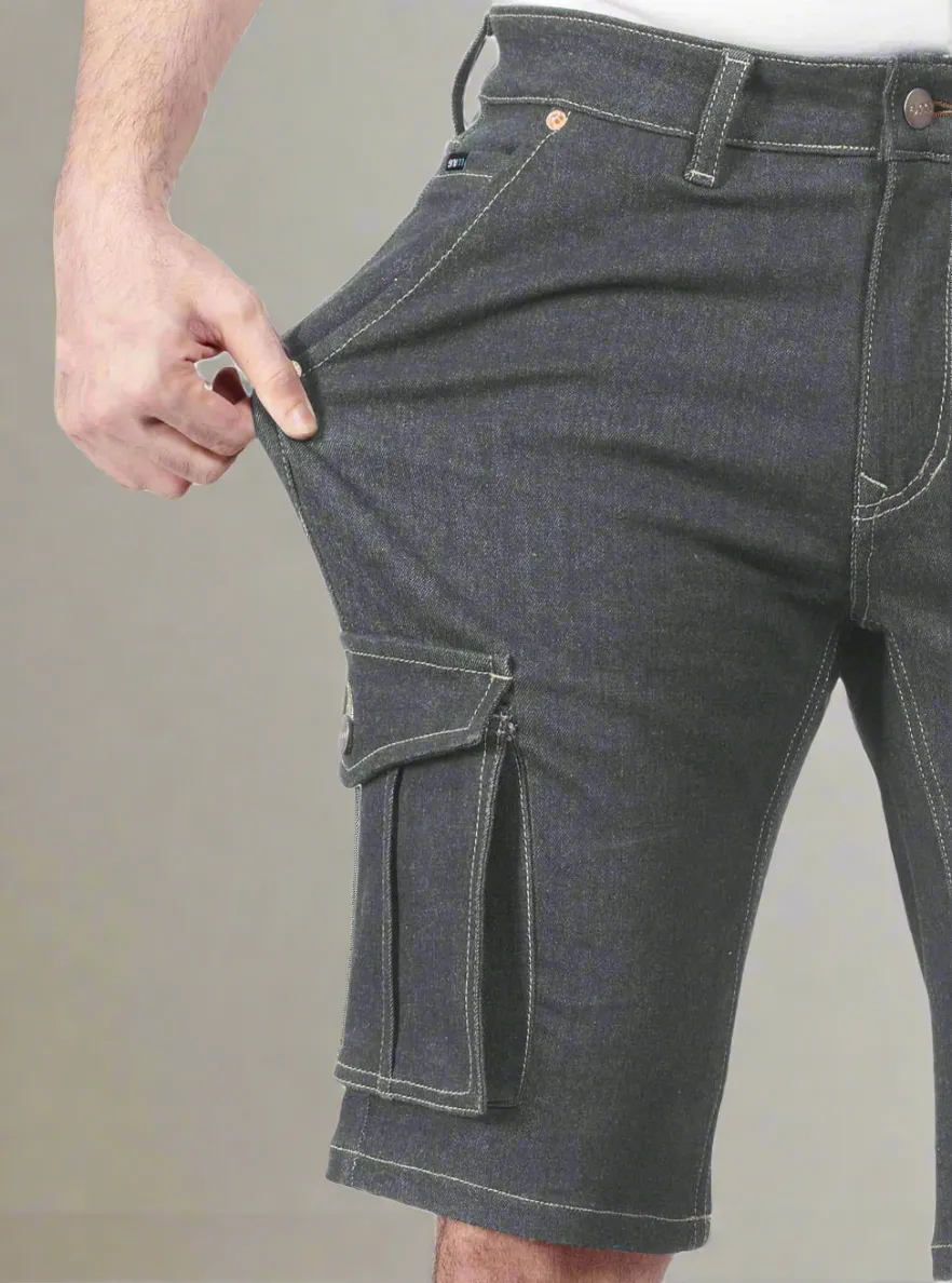 Charcoal Cargo Shorts