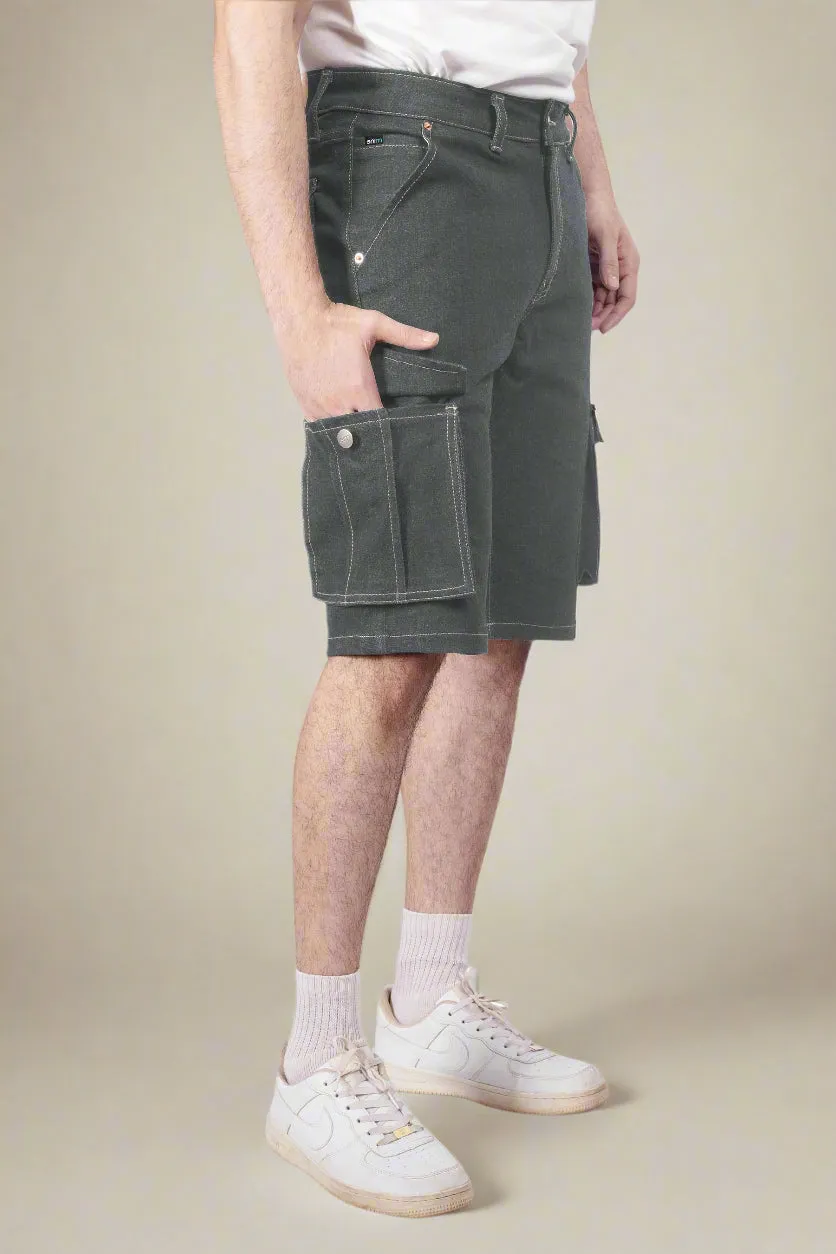 Charcoal Cargo Shorts