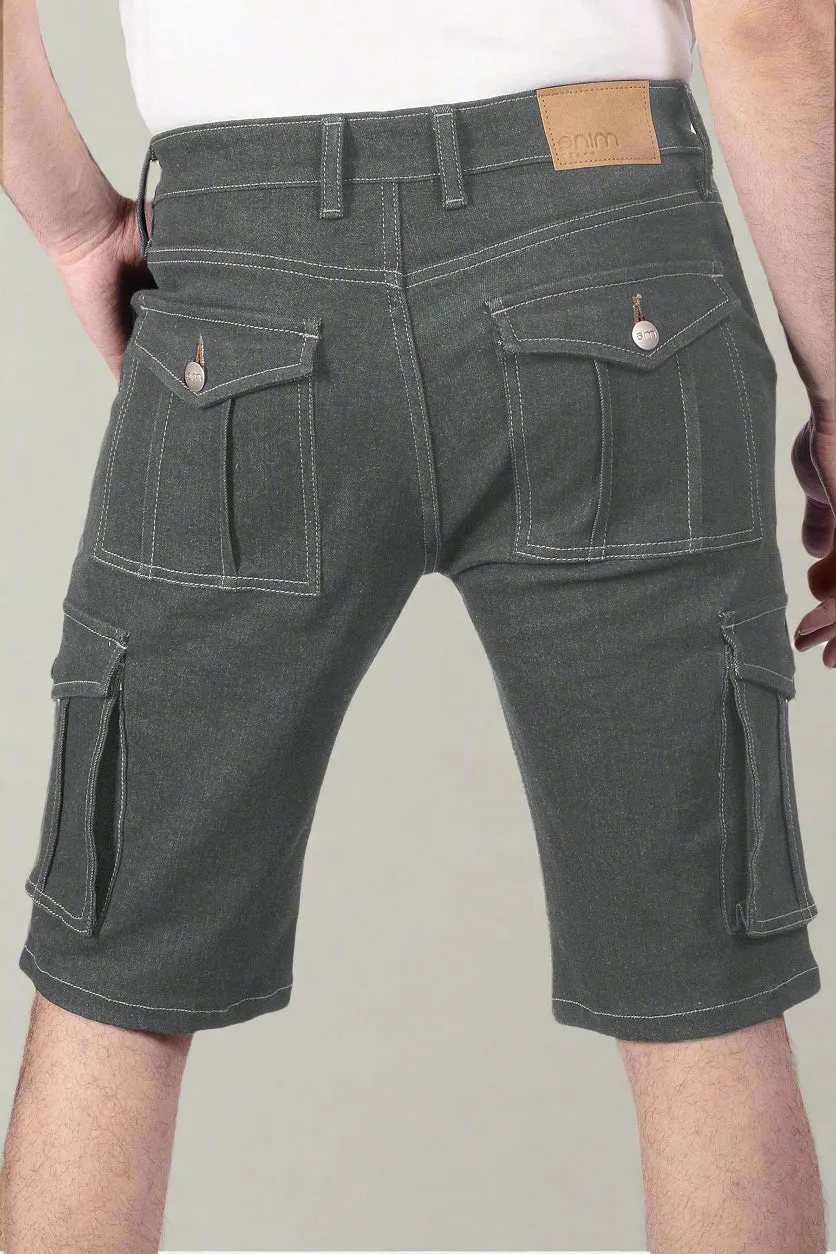 Charcoal Cargo Shorts