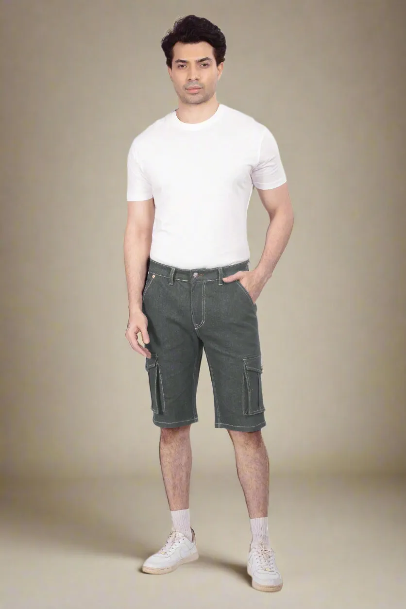 Charcoal Cargo Shorts