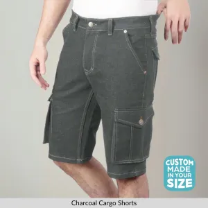 Charcoal Cargo Shorts